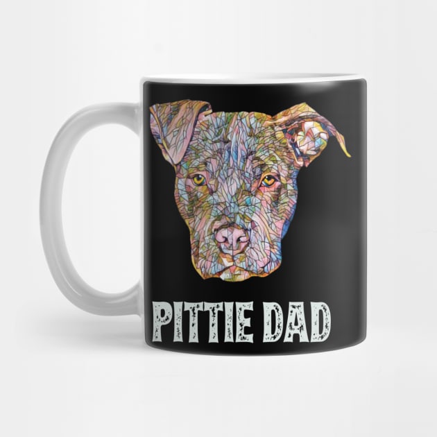 American Pit Bull Terrier Dad Father's Day Gift by DoggyStyles